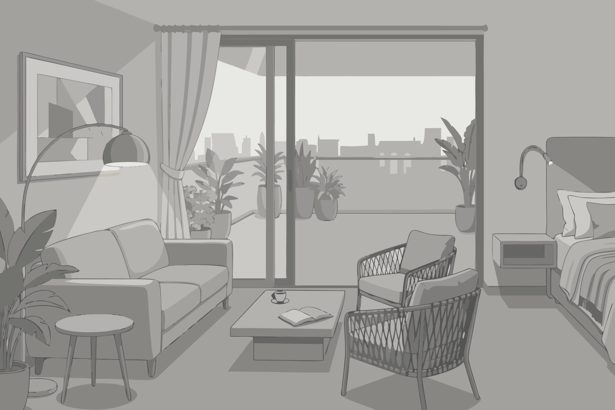 Class One-Bedroom Apartment